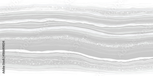 Elegant grey abstract background with horizontal layers resembling natural stone