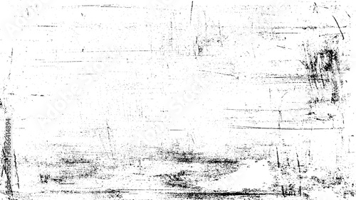 Grunge texture effect. Distressed overlay rough textured. Abstract vintage monochrome. Black isolated on white background. 