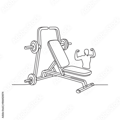 Adjustable incline decline weight bench with dumbbells