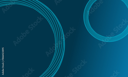 technology background, abstract blue background with circles