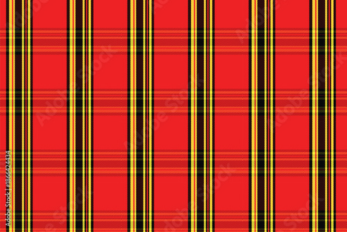 Plaid Seamless Vector Tartan Pattern for Fabric and Textile