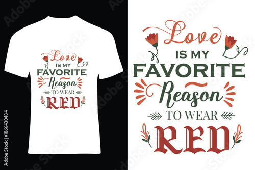 Valentine Day Love Quote Typography Design