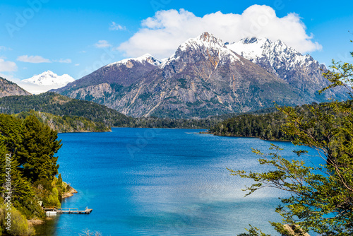 Quadro em tela Trails, Llao Llao, Puerto Panuelo, Patagonia, Argentina