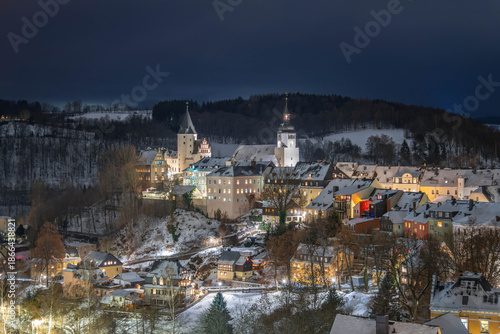 Schwarzenberg im Winter Altstadt 2