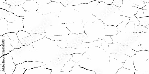 modern black and white scratch and cracks grunge texture dust and distressed wall pattern white background..
