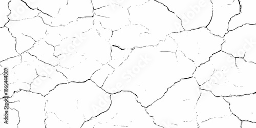 modern black and white scratch and cracks grunge texture dust and distressed wall pattern white background..
