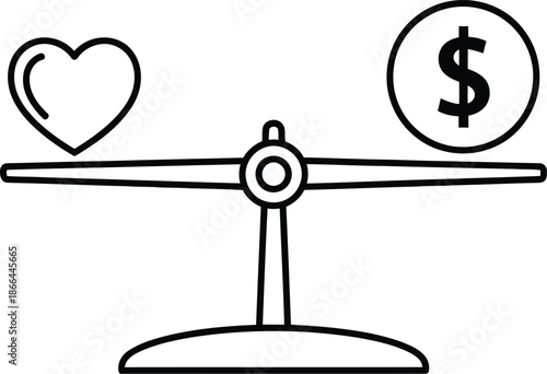 Balancing act: weighing the value of love and financial prosperity in life