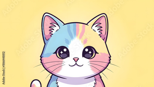 Cute cat cartoon