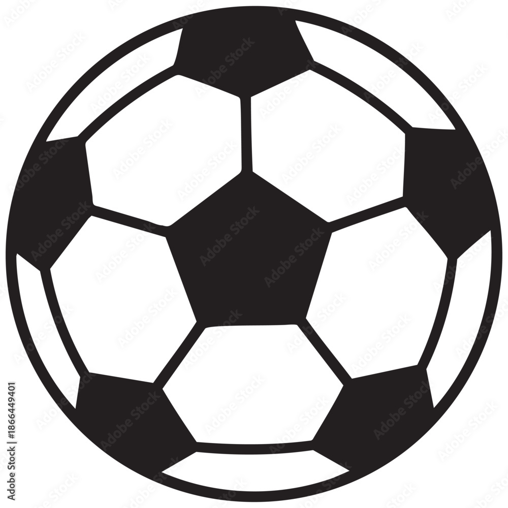 Fototapeta premium Football isolated on white