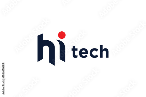 Technology logo design with modern unique concept