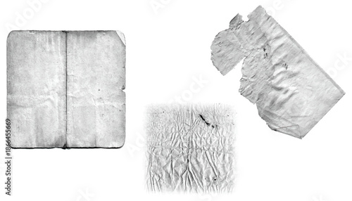 wooden letter a. Set of ripped paper isolated on white background. Collection of ripped torn paper isolated on white background.