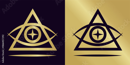 Astrological logo, Astrology, clairvoyance, third eye