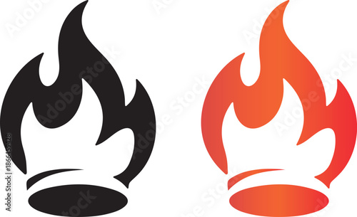 Chef hat logo Vector Art, Icons, and Graphics for designers