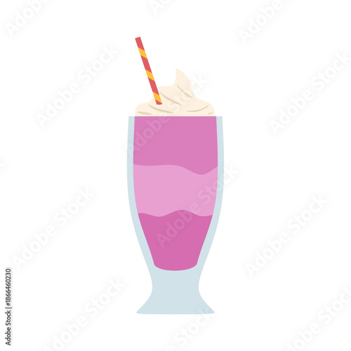 Cold Dairy Milkshake Desser...
