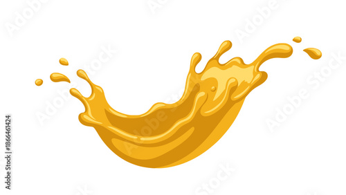 Juice Splash Liquid Droplet.