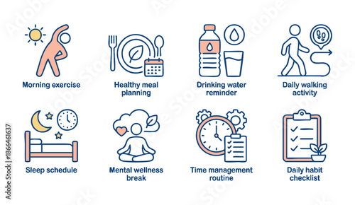 Daily habits for a healthier lifestyle and productivity