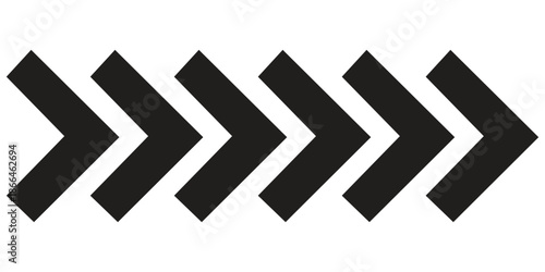 Dynamic moving arrow symbol. Arrow moving dynamic sign. Directional arrow sign vector design and illustration,