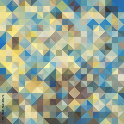 Colorful polygonal abstract background. Low poly effect. Polygon backdrop.