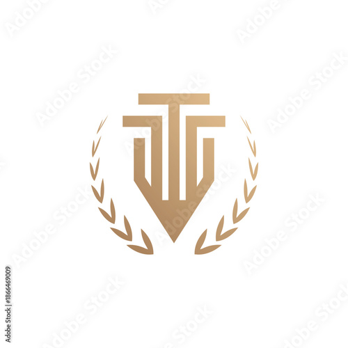 Lawyer logo design icon element with creative modern concept