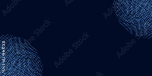 Blue abstract background with glowing circles. Swirl circular lines pattern. Geometric spiral. Twirl element. Modern graphic design. Futuristic technology concept.