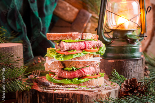 Tasty and healthy lumberjac...