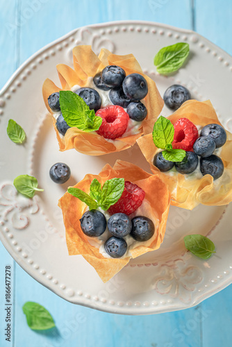 Delicious and sweet phyllo ...