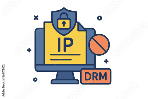 Controlling intellectual property in digital media by restricting unauthorized copying, sharing, and use through sophisticated DRM technology