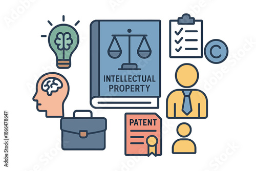 Intellectual property laws extend to copyrights, patents, business ideas, mental health psychology, and recruitment