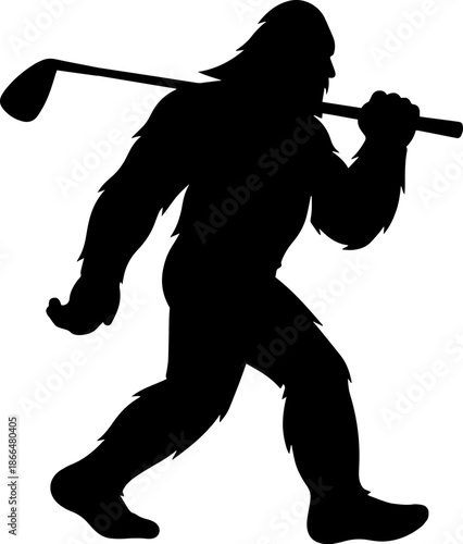 Bigfoot Golf SVG Cut Files for Cricut & Silhouette