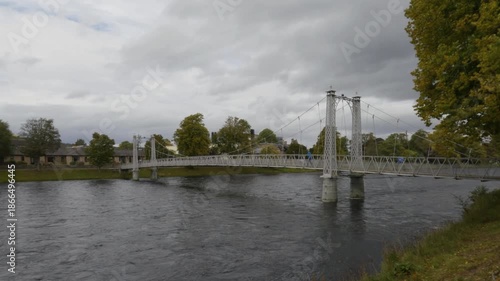 Infirmary Bridge, river Ness, Inverness, Scotland