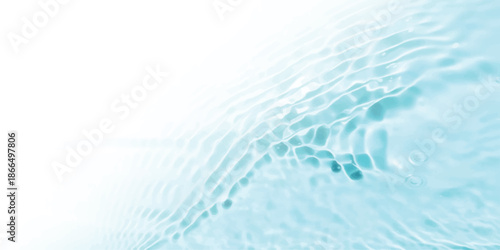 Serene water surface with soft ripples and bright light creates a refreshing background