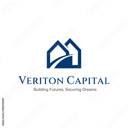 Veriton Capital Logo Blue House Icon.