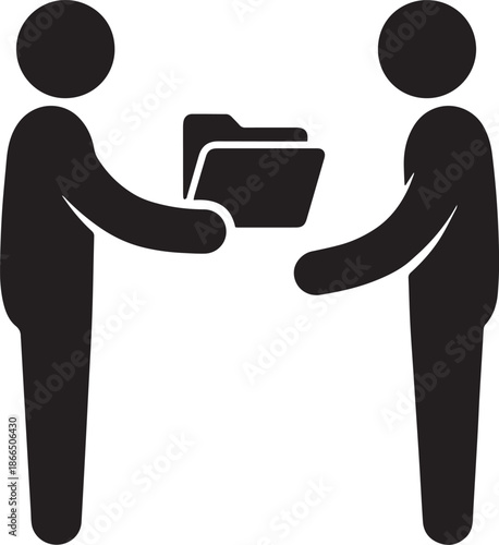 Man and woman in business with briefcase and credit card vector illustration