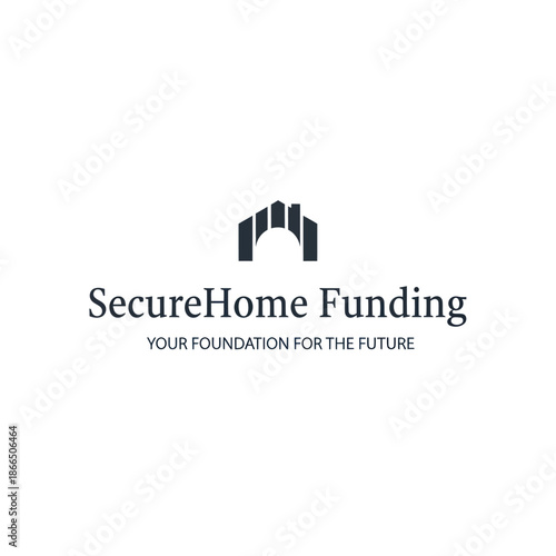 SecureHome Funding Logo Design Element.