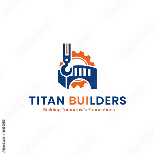 Titan Builders Logo Industrial Construction Company.