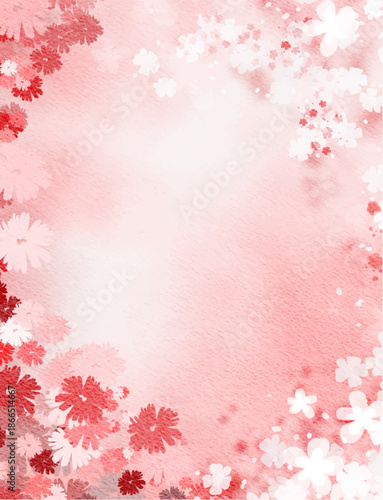 pink red valentine abstract illustration, background, wallpaper, card invitation design