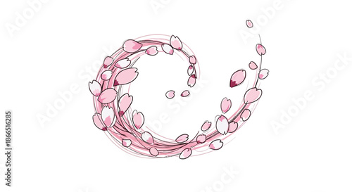Pink Diamond Necklace Jewelry Illustration.