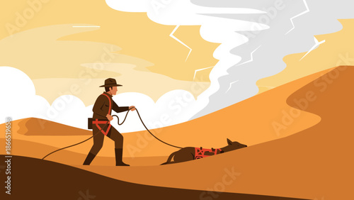 Adventures In Harsh Deserts Under Stormy Skies Rescuing Animals In Need