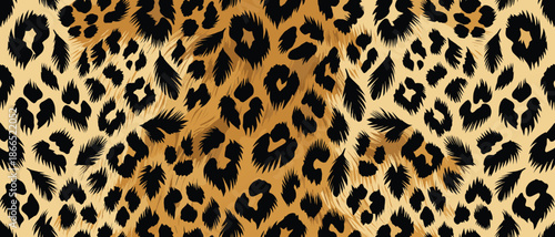 A captivating abstract african leopard animal skin pattern print, showcasing beautiful natural fur texture from the wild, perfect for diverse design applications and a modern aesthetic
