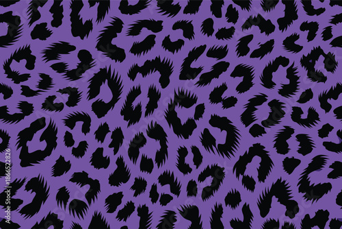 An abstract leopard print pattern featuring animal fur and skin texture, set against an African backdrop, viewed from above.
