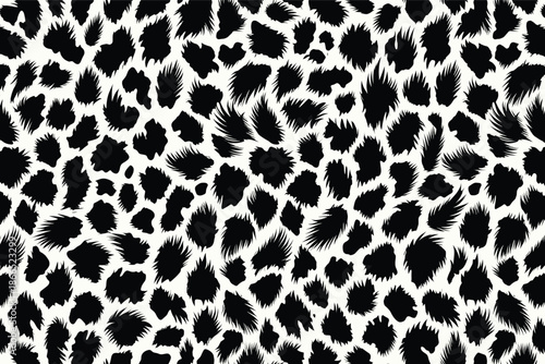 Striking abstract animal fur skin pattern, a classic leopard print motif evoking the wild essence of Africa, perfect for fashion and design projects and decorative backgrounds