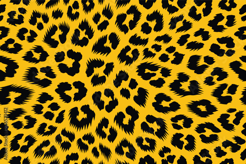 Abstract African leopard print pattern showcasing wild animal fur skin texture, a vibrant and exotic design for fashion, textiles, or background art