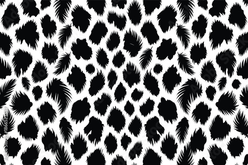 Captivating abstract african animal leopard fur print pattern, showcasing a wild and exotic skin texture design perfect for diverse creative projects and modern style