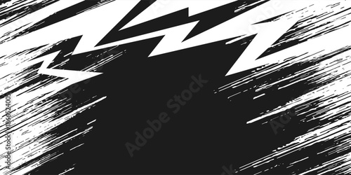 Abstract background with reflective lightning arrow pattern and with some copy space area