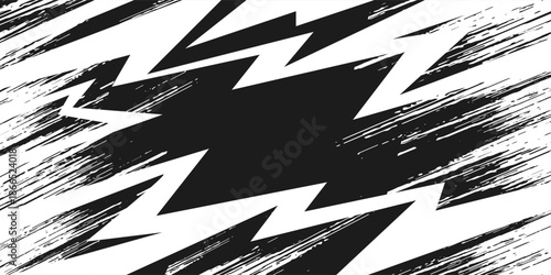 Abstract background with reflective lightning arrow pattern and with some copy space area