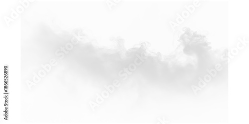 Foto Dense white smoke texture against a stark black background mysterious fog cloud