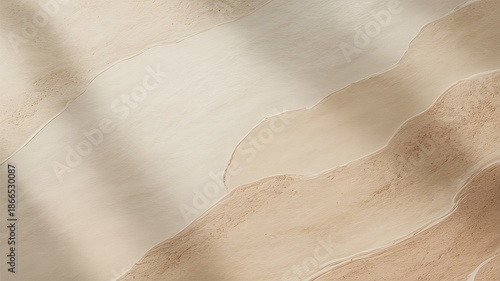 Soft beige and brown abstract texture with smooth curves