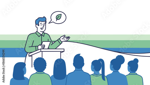 Environmental Public Speaking Engages an Audience With Eco Friendly Ideas