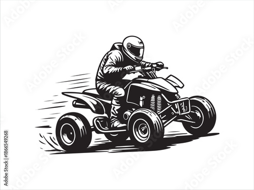 Rider Racing ATV Quad Bike OffRoad Adventure Sport