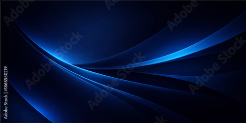 A flowing blue and purple abstract wave design features light energy lines and swirling fractal curves over a dark textured backdrop for a digital motion wallpaper